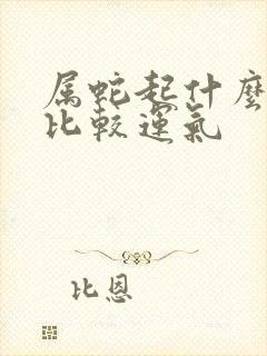 属蛇起什么网名比较运气