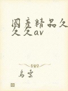 国产精品久久久久久av