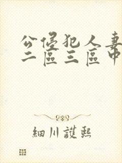 公侵犯人妻一区二区三区中文字幕