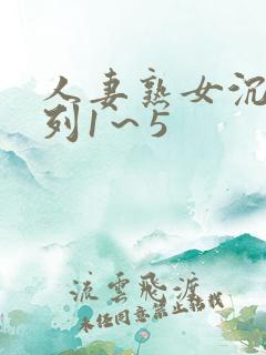 人妻熟女沉沦系列1～5