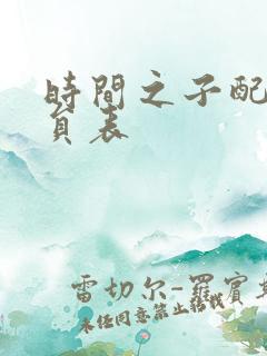 时间之子配音演员表