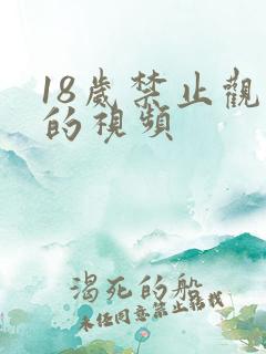 18岁禁止观看的视频