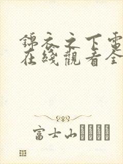 锦衣之下电视剧在线观看全集免费播放