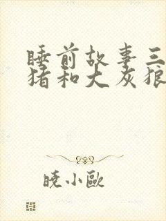 睡前故事三只小猪和大灰狼的故事