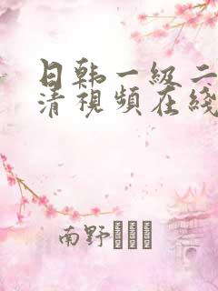 日韩一级二级高清视频在线