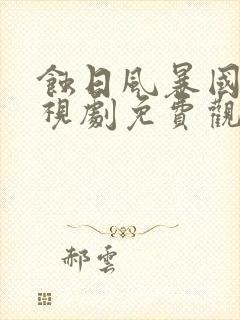 蚀日风暴国语电视剧免费观看