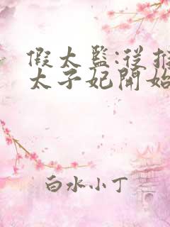 假太监:从推倒太子妃开始小说版免费