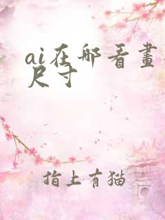 ai在哪看画板尺寸