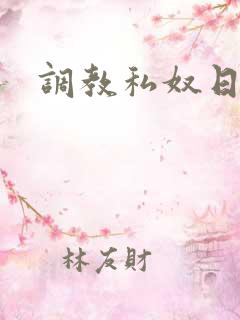 调教私奴日记
