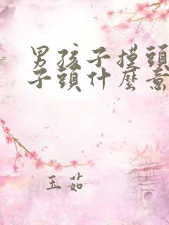 男孩子摸头女孩子头什么意思