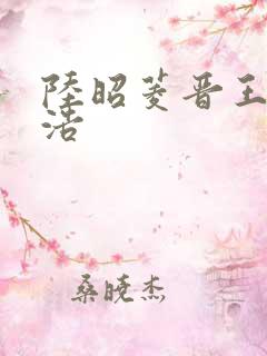 陆昭菱晋王朱明浩