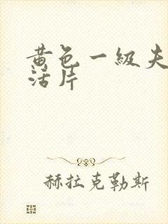 黄色一级夫妻生活片