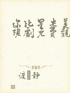 你比星光美丽电视剧免费观看西瓜