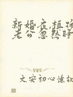 新婚夜,植物人老公忽然睁开眼完整版