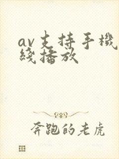 av支持手机在线播放