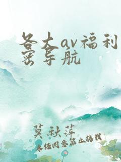 各大av福利秘密导航