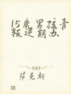 15岁男孩青春叛逆期办