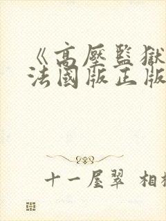 《高压监狱2》法国版正版电影