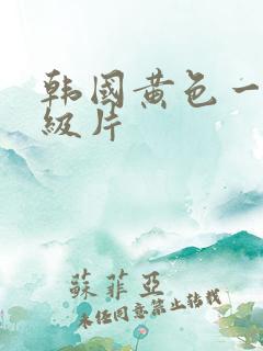 韩国黄色一黄色级片