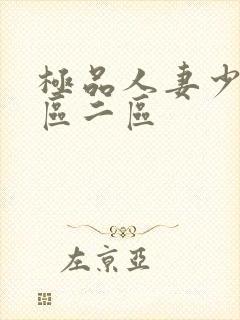 极品人妻少妇一区二区