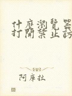 什么浏览器可以打开禁止访问的网页