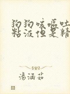 狗狗咳呕吐白色粘液但是精神好