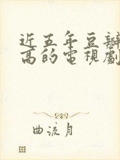 近五年豆瓣评分高的电视剧