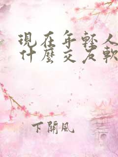 现在年轻人都玩什么交友软件