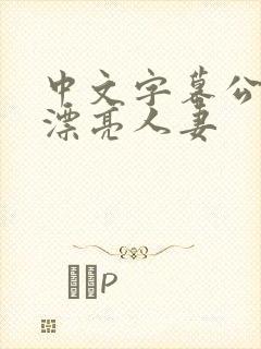 中文字幕公侵犯漂亮人妻