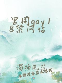 男同gay 18禁网站
