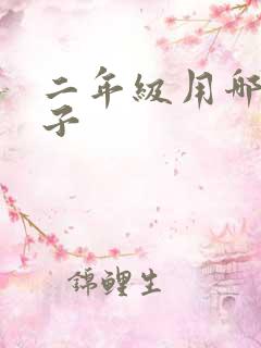 二年级用哪些本子