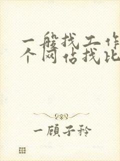 一般找工作去哪个网站找比较好?