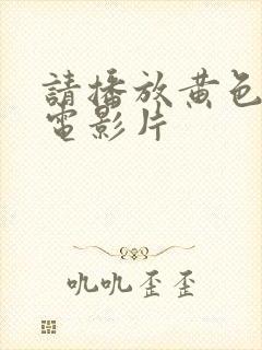 请播放黄色录像电影片