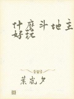 什么斗地主比较好玩