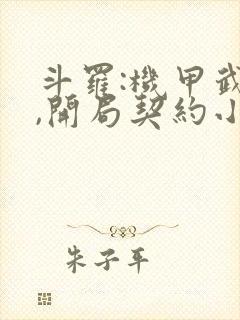 斗罗:机甲武魂,开局契约小舞