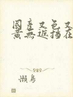 国产又色又爽又黄无遮挡在线视频