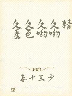 久久久久精品国产色哟哟