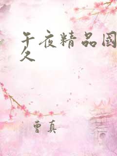 午夜精品国产久久