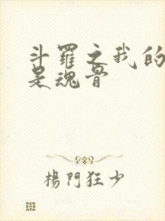 斗罗之我的武魂是魂骨