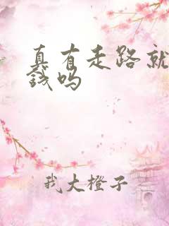 真有走路就能赚钱吗