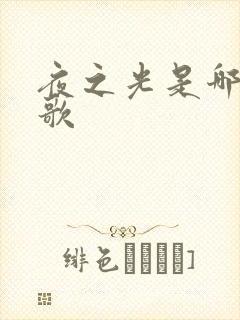 夜之光是哪年的歌