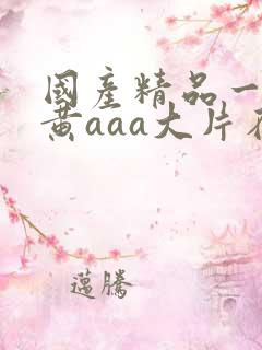 国产精品一级特黄aaa大片在线观看