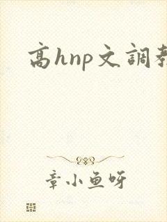 高hnp文调教