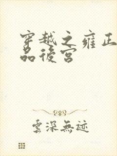 穿越之雍正的极品后宫