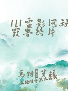 111电影网秋霞鲁丝片