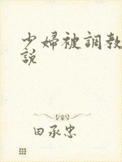 少妇被调教成小说