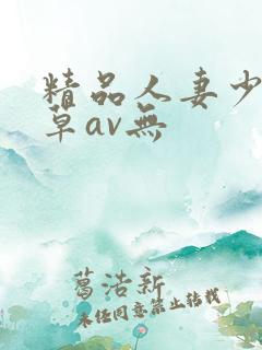 精品人妻少妇嫩草av无