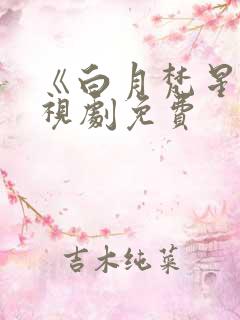 《白月梵星》电视剧免费