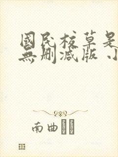 国民校草是女生无删减版 小说