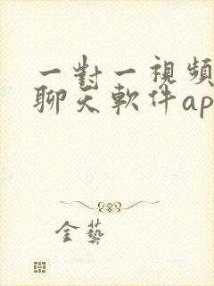 一对一视频聊天聊天软件app